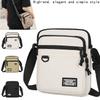 Alltag Mehrzwecktasche Herren Schultertasche, Strapazierfähige Mini-Umhängetasche aus Nylon für Reisen, Einkaufen, Outdoor-Nutzung