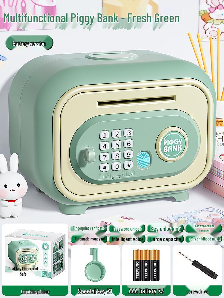 2024 Large Capacity Password Piggy Bank for Girls