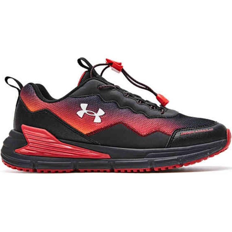 Under Armour Versatile Comfortable Low-Top Kids Running Shoes Kids sneaker Black Red 2518888