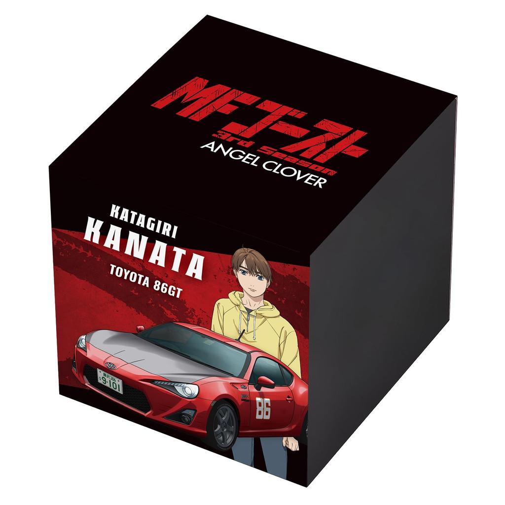 AngelClover MF Ghost Collaboration Watch 2026 Designed by Natsumu Toyota 86GT 10 ATM Water Mineral Black Model Edition, Katagiri, Model, Solar,