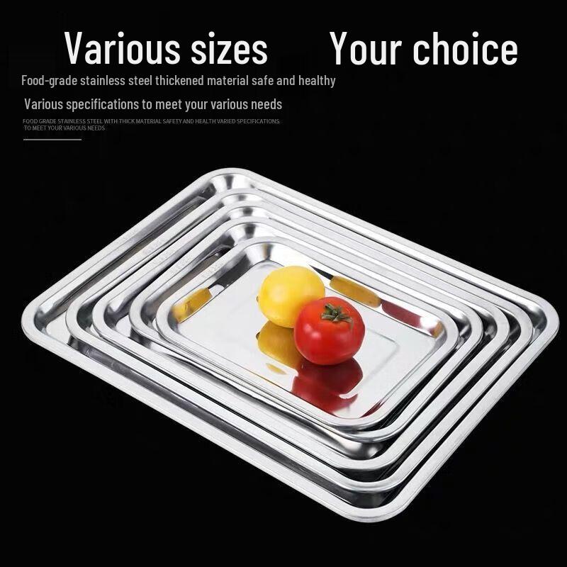 Xuan Kun Pai 304 Stainless Steel Commercial Rectangular Tray