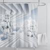 Plants Graphic Shower Curtain Waterproof Shower Curtain Polyester Fabric 3D Printing Bathroom Curtains Bathroom Decor With Hooks