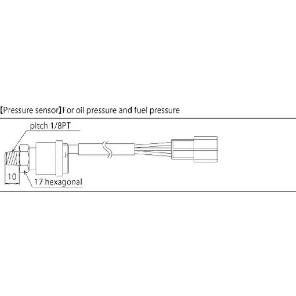 defi original replace Pressure Sensor 1/8PT&1/8NPT PDF00703S for Advance / Racer Gauge / Din-Gauge and Defi-Link Series