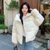 Down cotton clothes women's short and wide winter fashion warm short small thickened high-end foreign style jacket