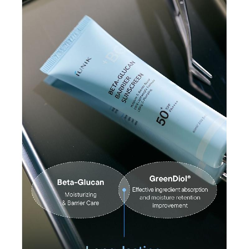 iUNIK Beta Glucan Barrier Sunscreen - 60ml (SPF50+ PA++++)
