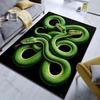 Multiple sizes Green snakes intertwined Carpet for Living Room Bedroom Sofa Home Decor Rus Non-slip Floor Mat Luxury Gift