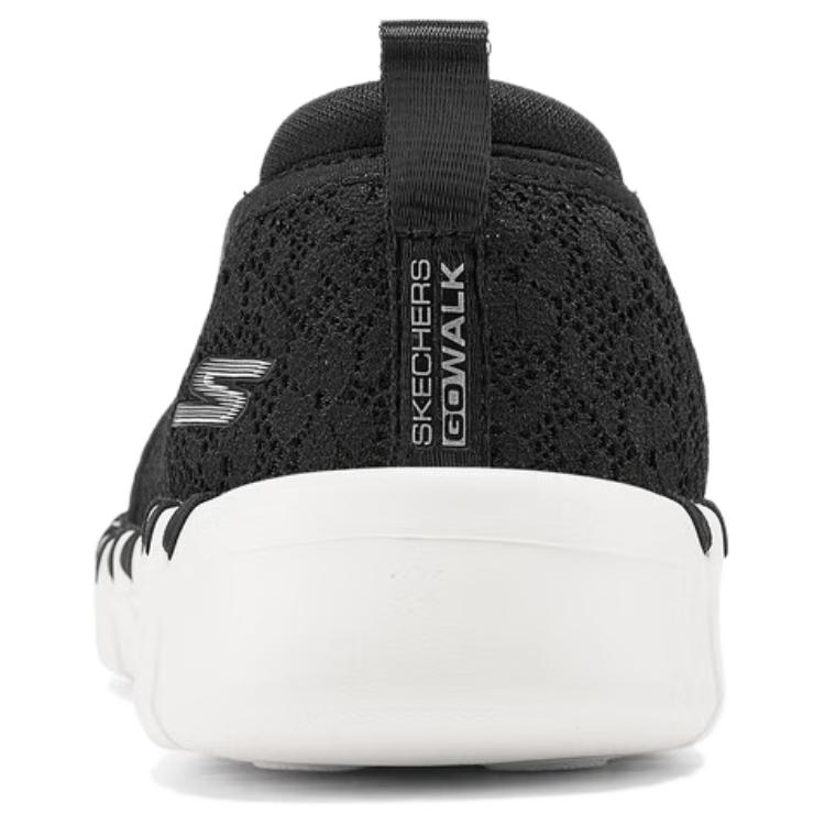 Skechers GOwalk Smart 2 Comfortable Versatile Shock Absorbing Durable Low-Top Casual Shoes Women Sneaker Black 124064-BKW