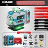High Precision 16-Line Green Laser Level with Infrared and Strong Light