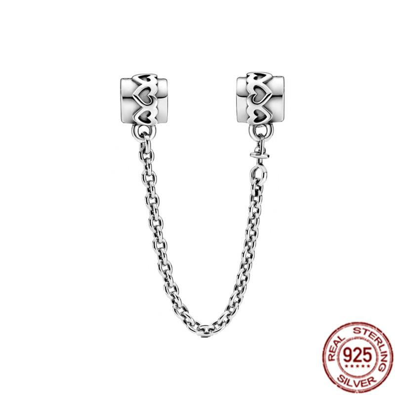 Niedriger Preis Familie Baum Herz & Schmetterling Sicherheit Kette Charms S925 Sterling Silber