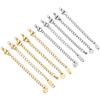 10pcs Stainless Steel Extension Chains with Lobster Clasps Connector Link Necklace Tail Making DIY Bracelet Accessories Supplies