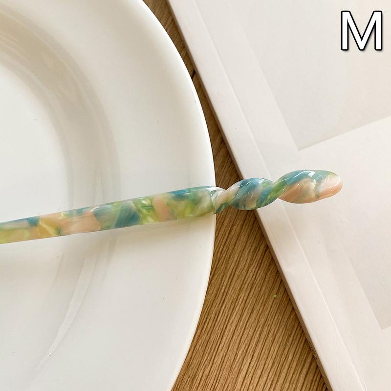 1PC Vintage For Women Girl Colorful Hairpin Hair Sticks Headdress Hair Accessories