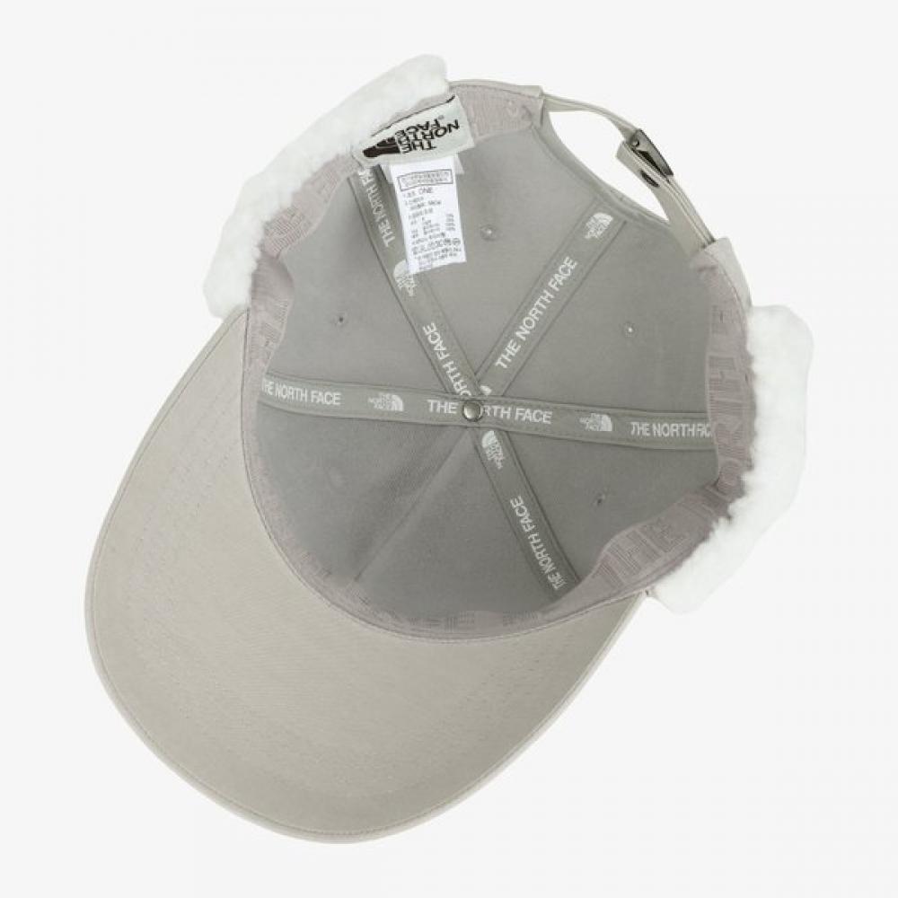 The North Face White Label Ear Muffs Hard Ball Cap White Sand Ne3cr53o