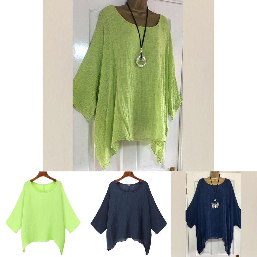 Trendy Plus Size Women's Irregular Hem T-shirt Kaftan Blouse For Versatile Everyday Fashion