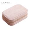 Simple jewelry storage box Portable flannel jewelry jewelry box Earrings Necklace