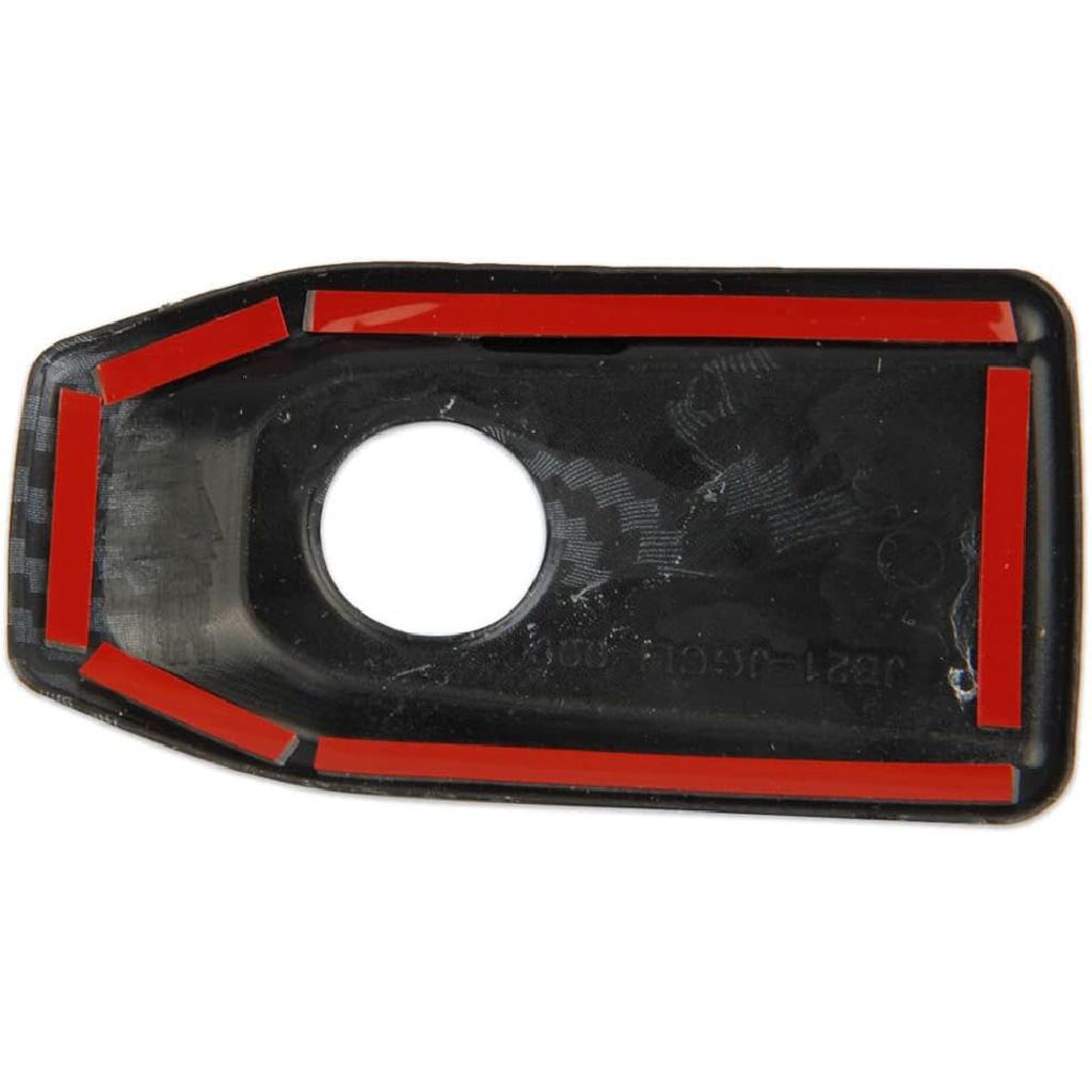 Crosselec Carbon Fiber Glove Box Handle Switch Cover Trim For Jeep Grand Cherokee L 2021-2024 for Grand Cherokee 2022-2024