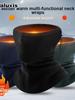 Warm Fleece Ski Mask Neck Warmer Windproof Hat with Drawstring