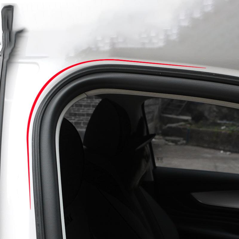 Autotürdichtung Gummistreifen 10m/8m/5m Stark klebend Autotür Dichtmittel B-Typ Staubdicht Lärm Wind Autotür Dichtstreifen Klebeband