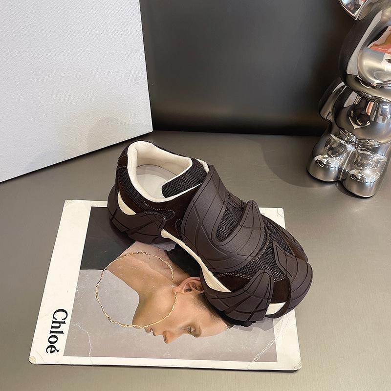 European Station Velcro Octopus Daddy Shoes Women 2025 Autumn and Winter Breathable Mesh Fashion Versatile Casual Sneakers