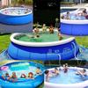 Home Children's Inflatable Water Park: Thickened, Foldable Mat Outdoor Family Swimming Pool
