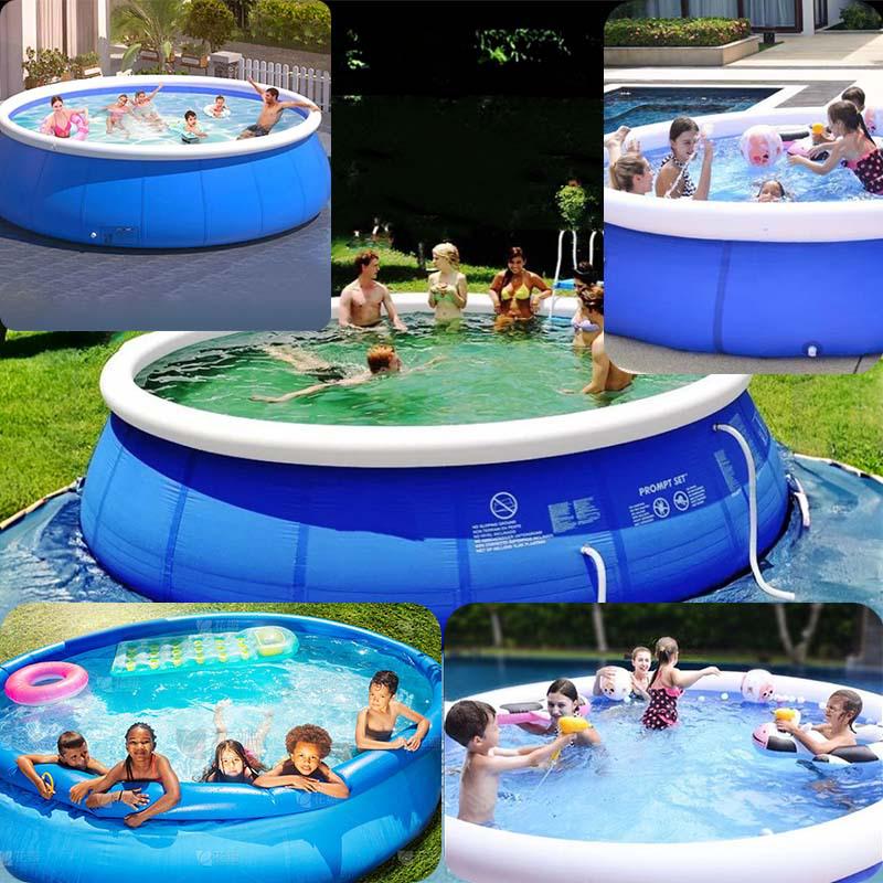 Home Children's Inflatable Water Park: Thickened, Foldable Mat Outdoor Family Swimming Pool
