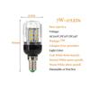 DC 12V 24V E27 E14 E12 B22 27LEDs 7W Lighting SMD 5730 LED Corn Bulb Lamp Christmas Chandelier Lights 110V 220V Lamps