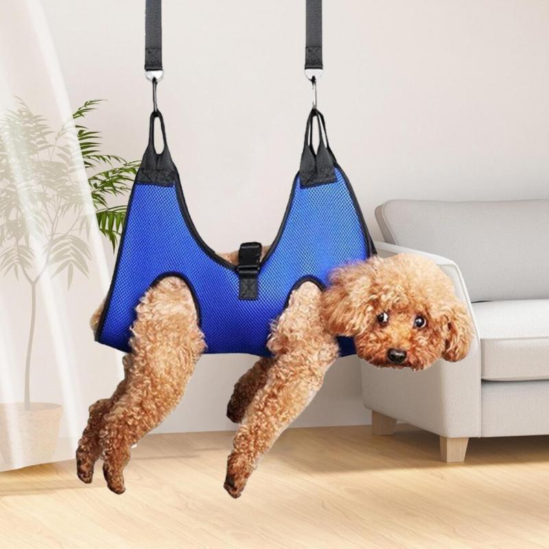 Large Dog Grooming Hammock | Pet Nail Cutting Sling for Medium To Large Breeds, Indoor Use, Durable Material