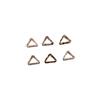 Multicolor Acetic Acid Hair Claw Small Size Geometry Shark Clip Triangle Hair Crab Clip  Party