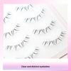 Lower Lashes Natural Invisible Clear Stem Lightweight Comfortable Suitable for Various Makeup Styles