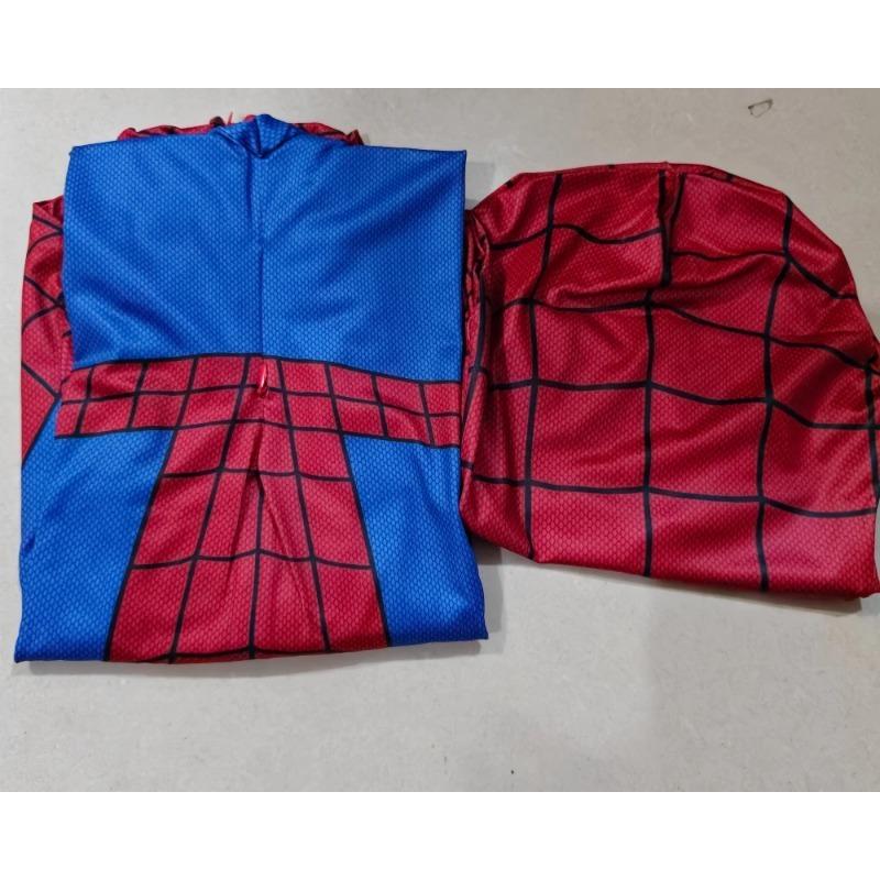 Halloween Hero Men's and Girls Jumpsuit 3D Printing Cosplay Tights and Headwear Mask Adult party party Character Dress up