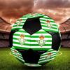 Pallone da Calcio Real Betis Balompié Colorato Per Tutte le Età Cucito a Macchina PVC Pronto per la Competizione Resistente Alto Rimbalzo.TAGLIA5