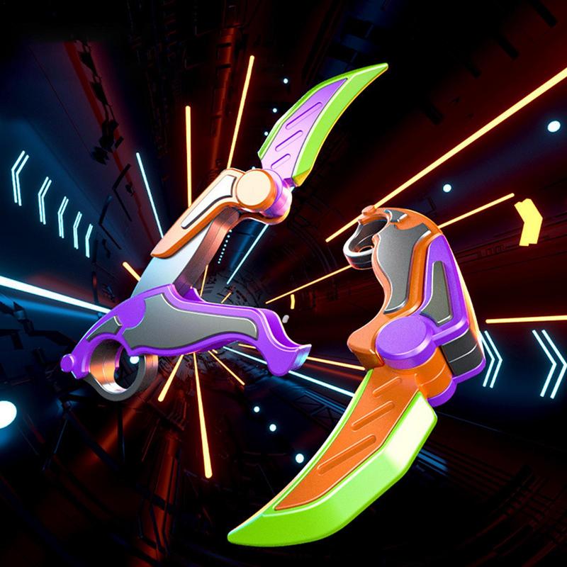 3D Gedruckt Schwerkraft Klaue Messer Zappeln Spielzeug Kunststoff Klapp Schmetterling Messer Erwachsene Stress Relief Spielzeug Neuartige Kinder Spielzeug Weihnachten Geschenke