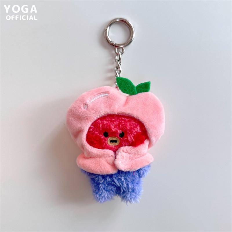 Fruit Animal Plush Keychain Cartoon Stuffed Doll Bag Pendant Gift Decoration