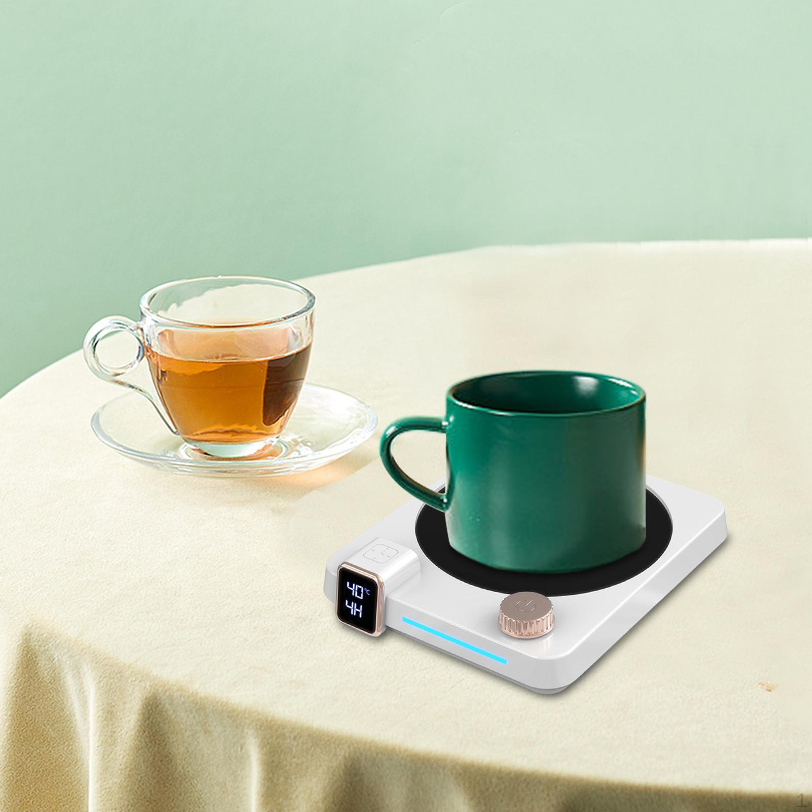 

Подогреватель для чашек Дисплей Чай Вода Молоко Подогреватель для шоколада Настольный дорожный черный белый