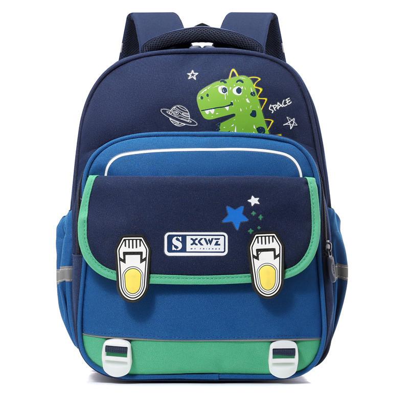 Adorable Spinal Protection Kids Backpack Large Capacity School Bag Oxford Cloth