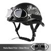 G3F Retro Japanischer Aufgebogener Heckhelm: Herren- & Damen-Cruiser-Helm für Radfahrer