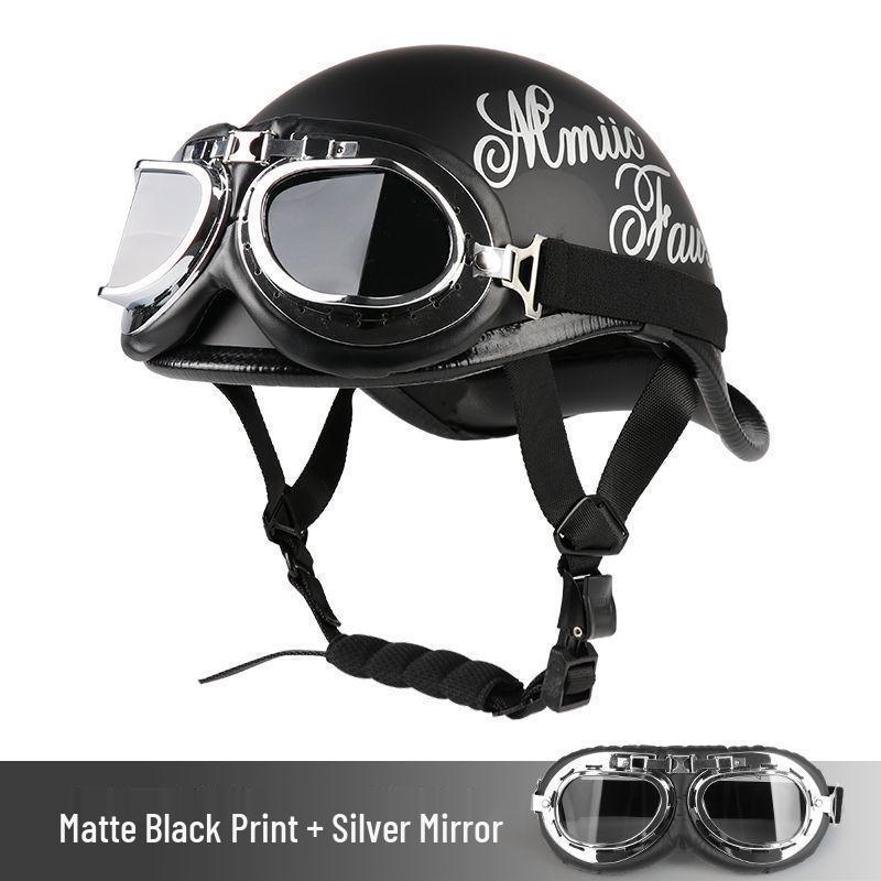 G3F Retro Japanischer Aufgebogener Heckhelm: Herren- & Damen-Cruiser-Helm für Radfahrer