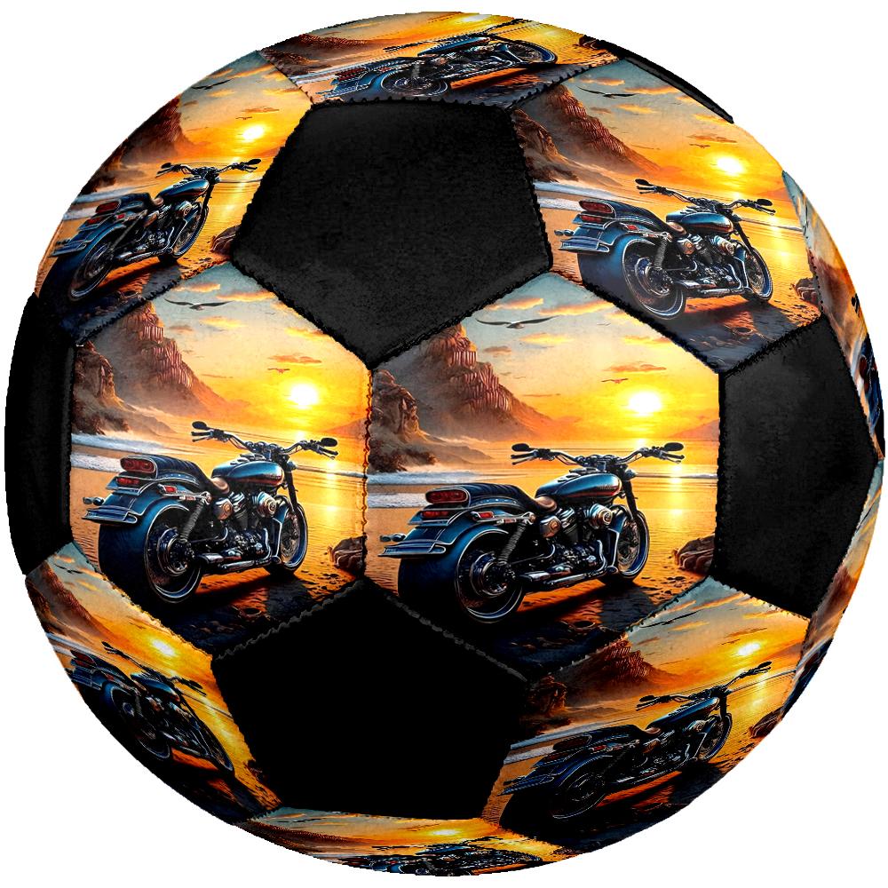 Motorcycle Theme Size 5 Soccer Ball, Suitable for Both Indoor and Outdoor Matches, a Gift Suitable for Everyone.