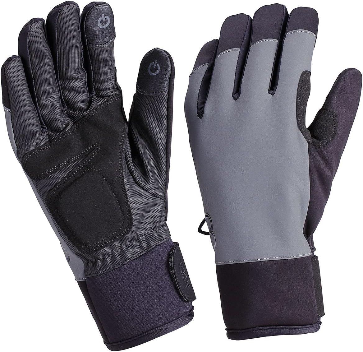 

BBB Cycling Winter Gloves Coldshield Size Black Reflective, S, чёрный