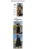 Women's 2026 Black Wool Plaid High-Waist A-line Skirt - Autumn/Winter Slimming Mid-Length