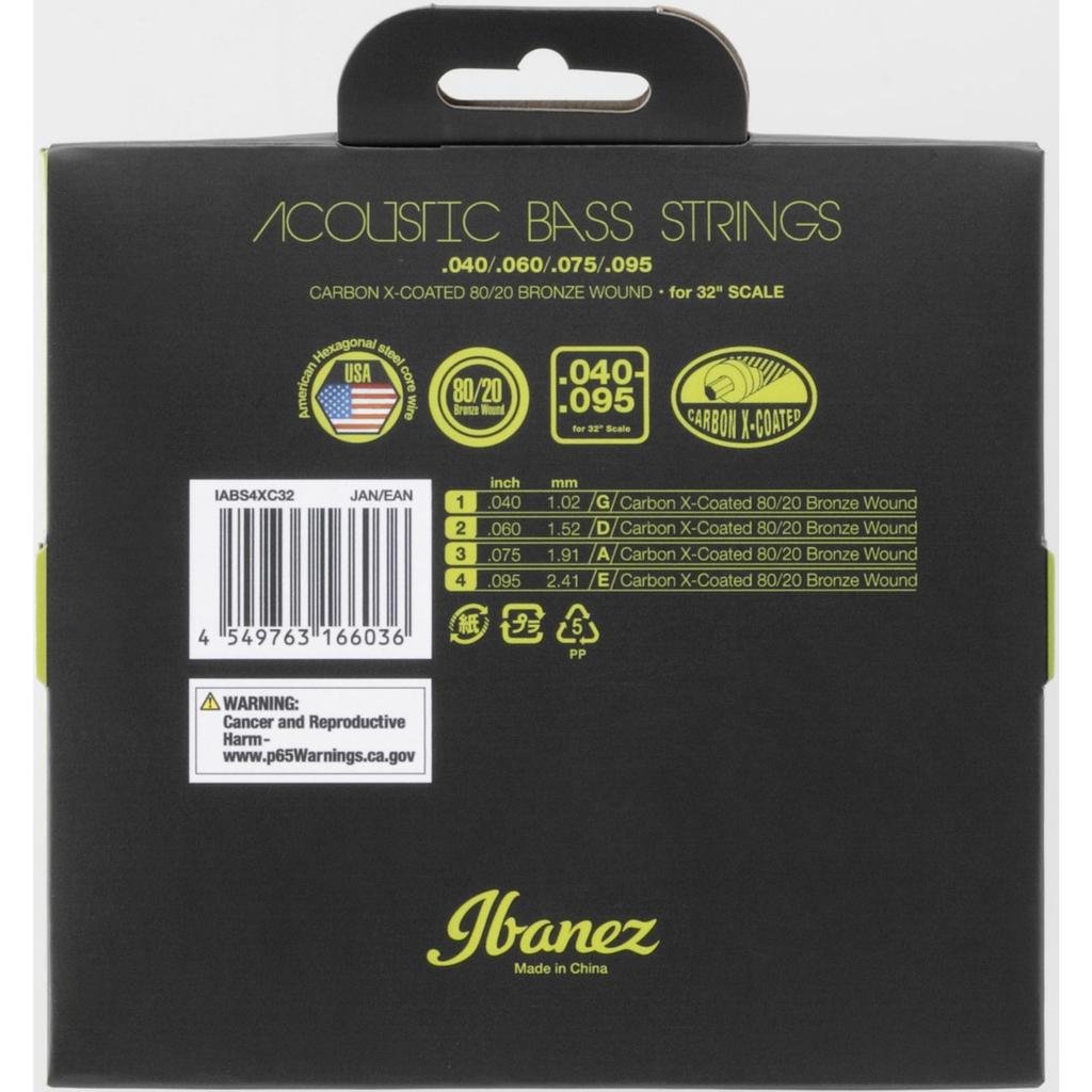 IBANEZ IABS4XC32 Carbon Coated Strings for 32" Scale Acoustic Bass