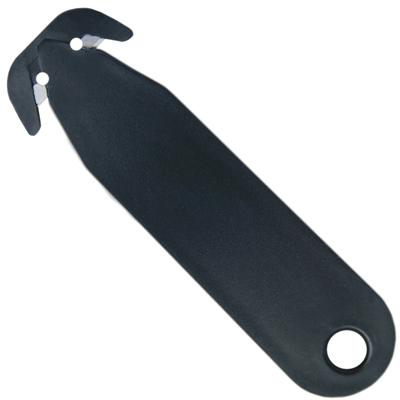 Sicherheitsmesser Kastenöffner für Stretchfolienbänder versteckt 2 Klingen schwarz
