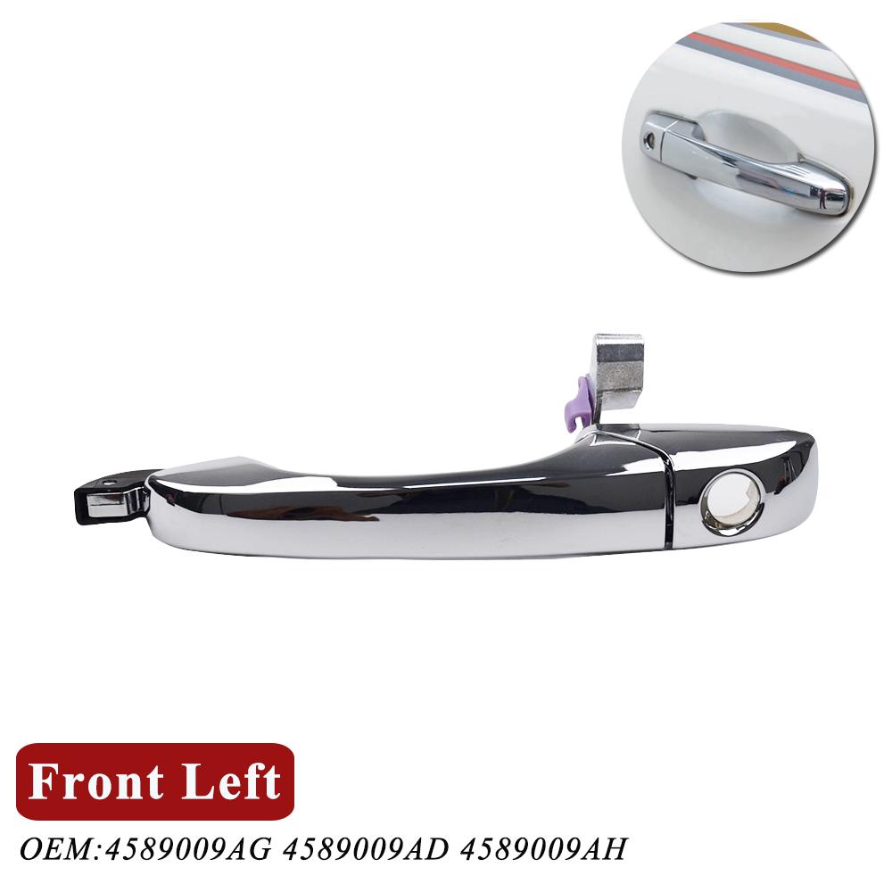 

NEW Outer Exterior Door Handle For Chrysler 300/300c Sebring Town and Country Jeep Patriot Dodge Avenger 4589009AG Front Left