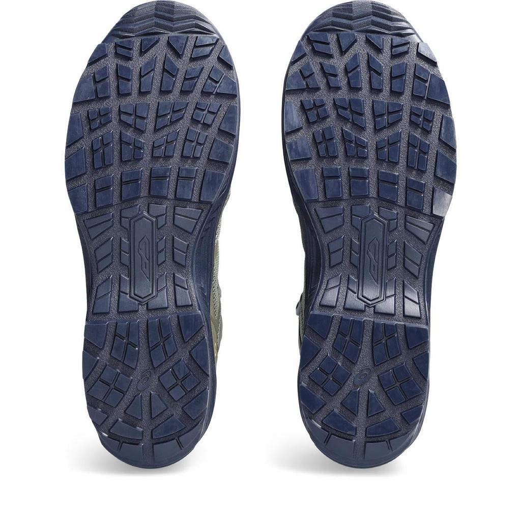 Asics Working Winjob CP604 300 Safety Work Mantle Green X Tiger Size Cm G-TX Shoes Yellow, 28.0