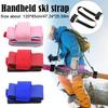 Adjustable Nylon Skiing Bags Pole Shoulder Hand Carrier Lash Handle Straps Porter Hook Loop Protecting For Ski Snowboard