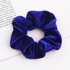 1 PC Velvet Scrunchies Rope For Women Girls Solid Hair Ties Big Ponytail Holders Headband Black Coffee Hair Band Accessories