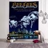 Bee Gees Band Appeso Arazzo Boemo Appeso Tarocchi Tappeti da Parete Hippie Appeso a Parete per Dormitorio Decorazioni per la Casa