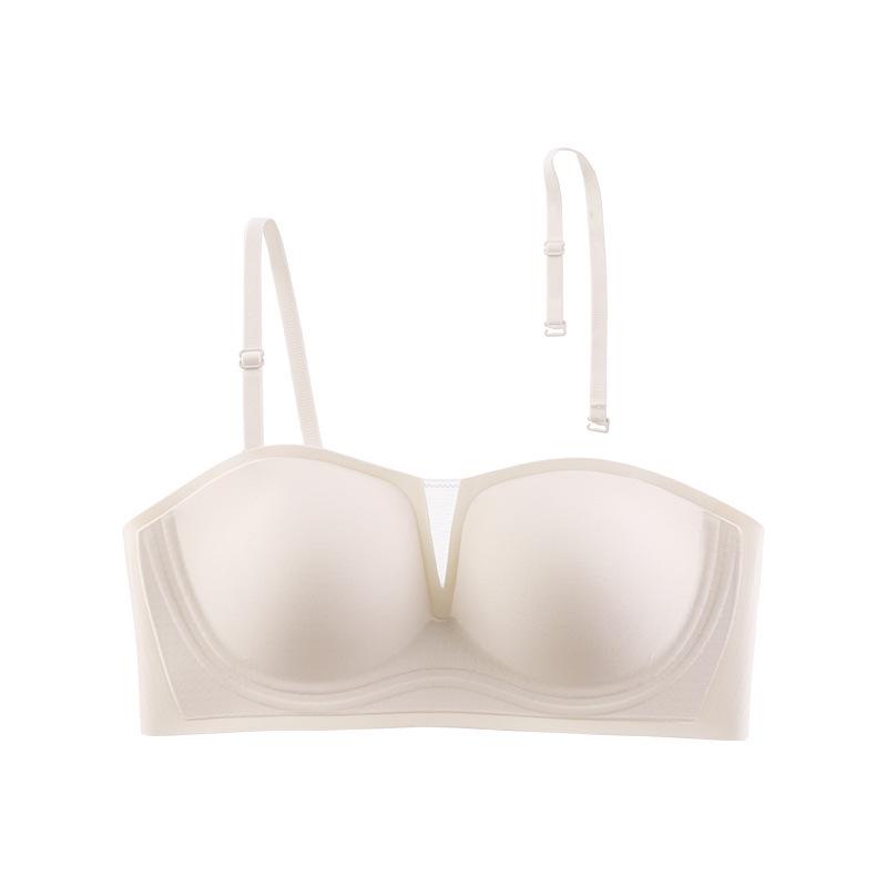 

Летний бюстгальтер без бретелек с эффектом пуш-ап для женщин - Тонкие бретели, красивая спина, чашка не деформируется M (34/75ABC)