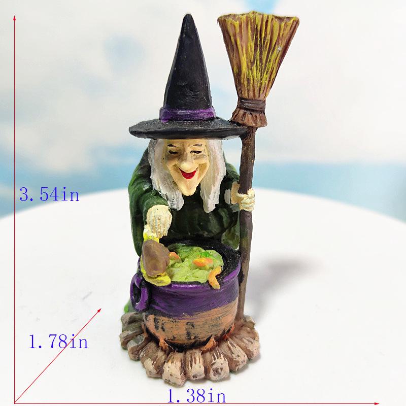 Magic Wizard Witch Movie Character Doll - Meng Po Soup Sand Tray Ornament