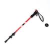 Lightweight Mountaineering Cane Outdoor Tourism Mountaineering Aluminum Alloy Cane Camping Hiking Cane Three-Section Inner Lock Mountaineering Cane