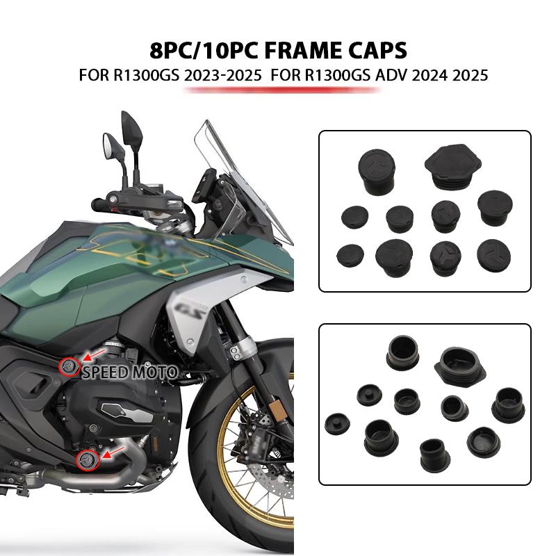 R1300GS Frame caps For BMW R 1300 R1300 GS 1300GS GS1300ADV ADV Adventure 2023 2024 2025 Motorcycle Frame Hole Caps Cover Plug